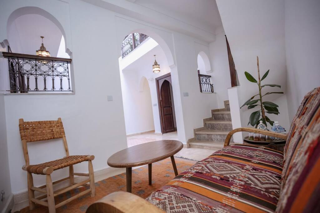 Paisible Riad Privatif Au Coeur De Marrakech Marrakesh Esterno foto