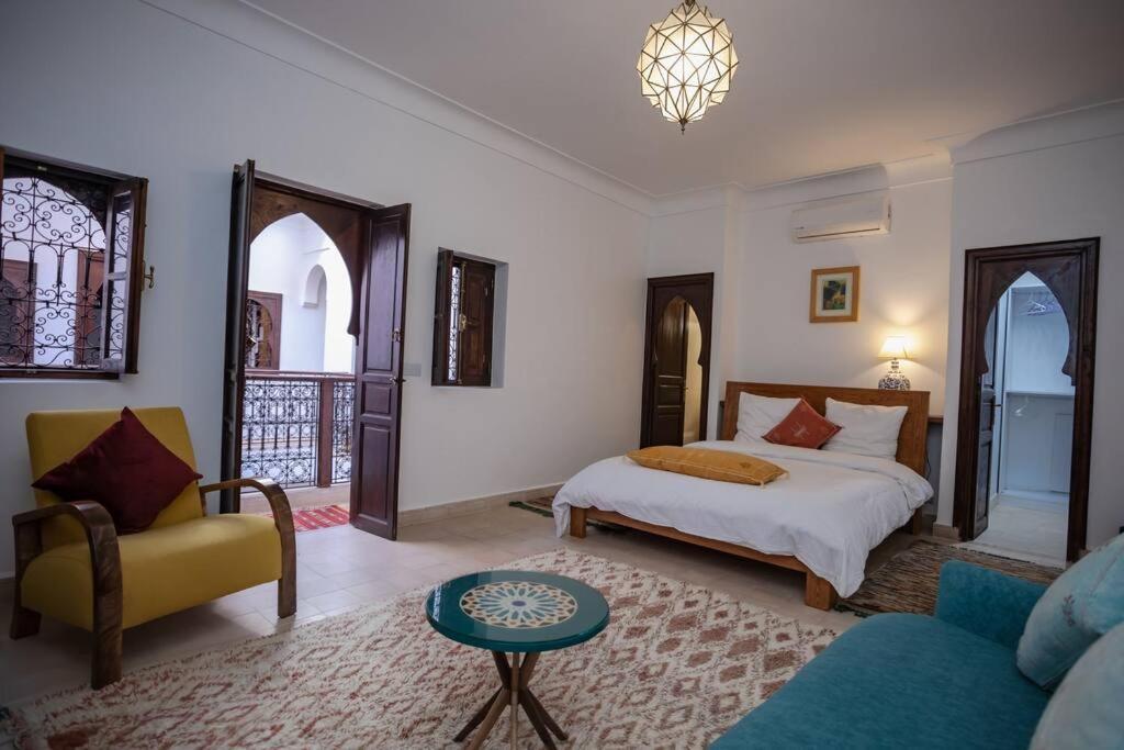Paisible Riad Privatif Au Coeur De Marrakech Marrakesh Esterno foto