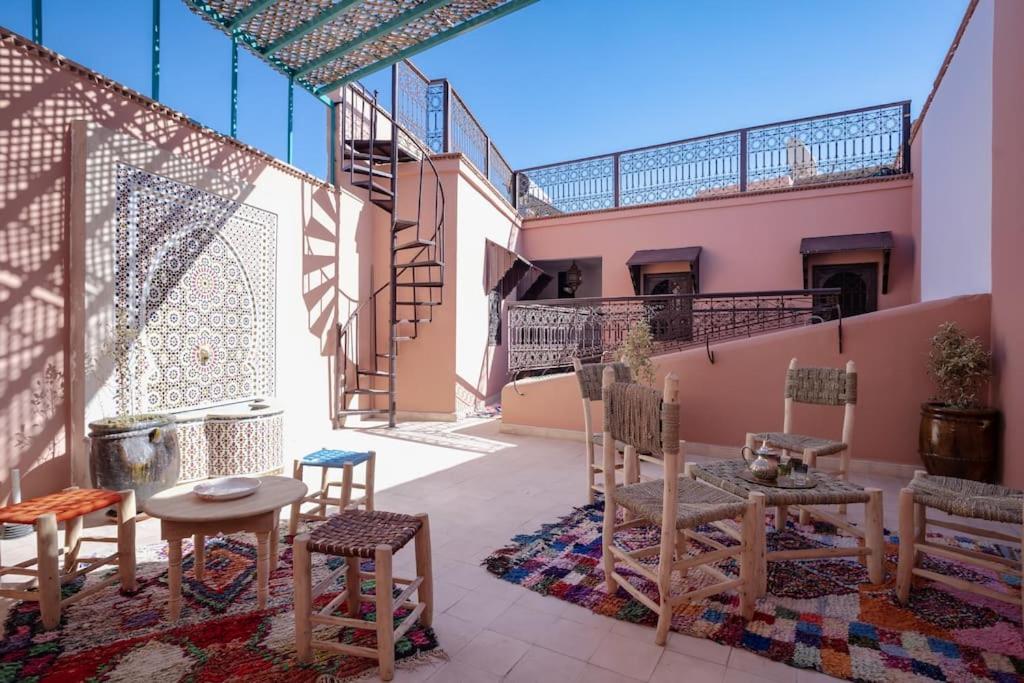 Paisible Riad Privatif Au Coeur De Marrakech Marrakesh Esterno foto